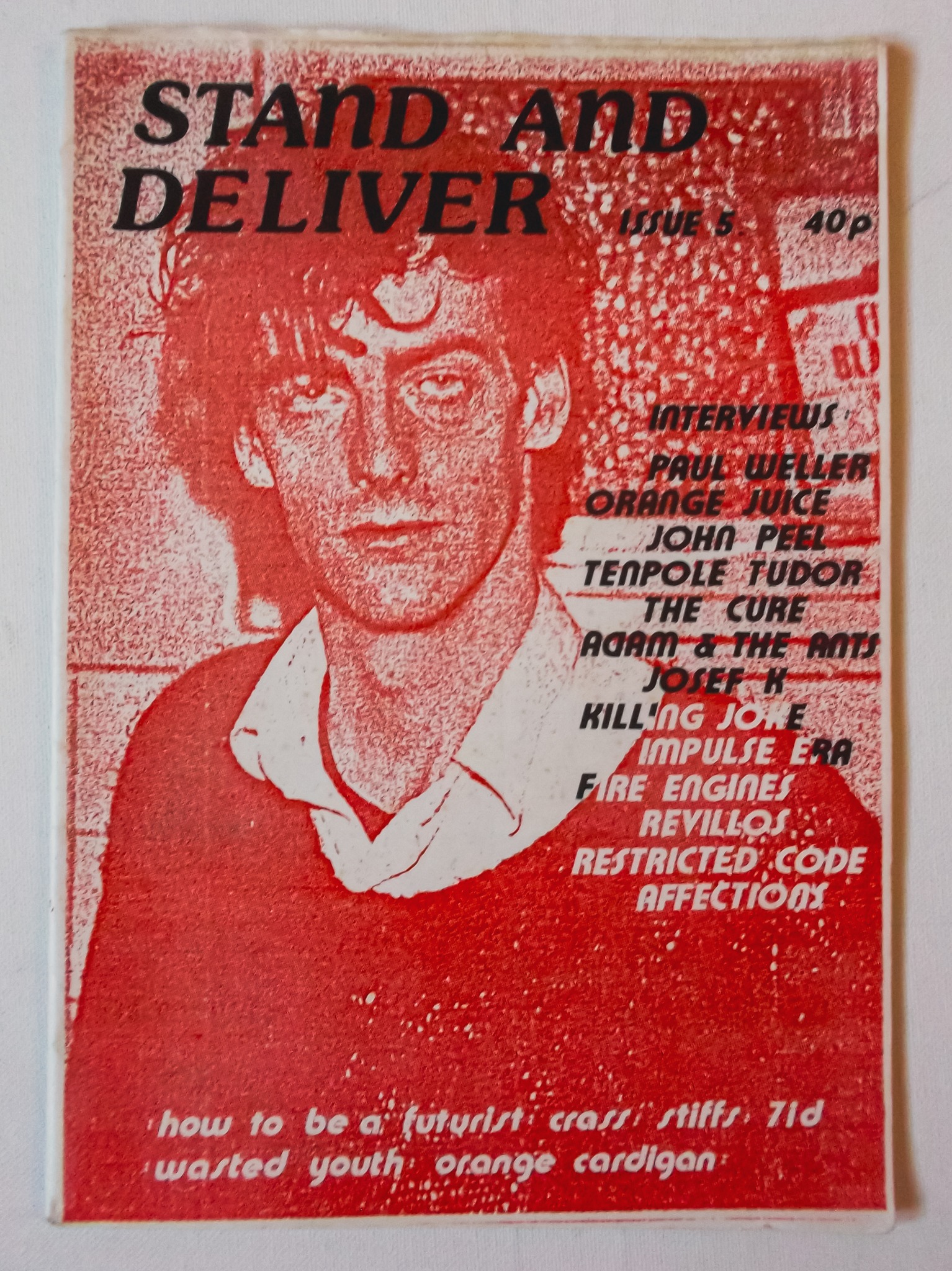 Stand and Deliver fanzine cover