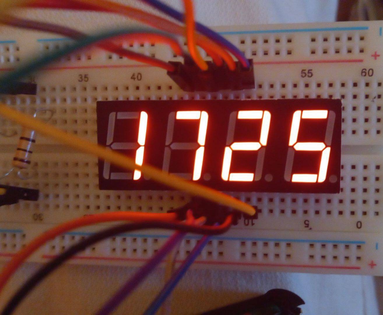 Output of final run, where the time is correct.